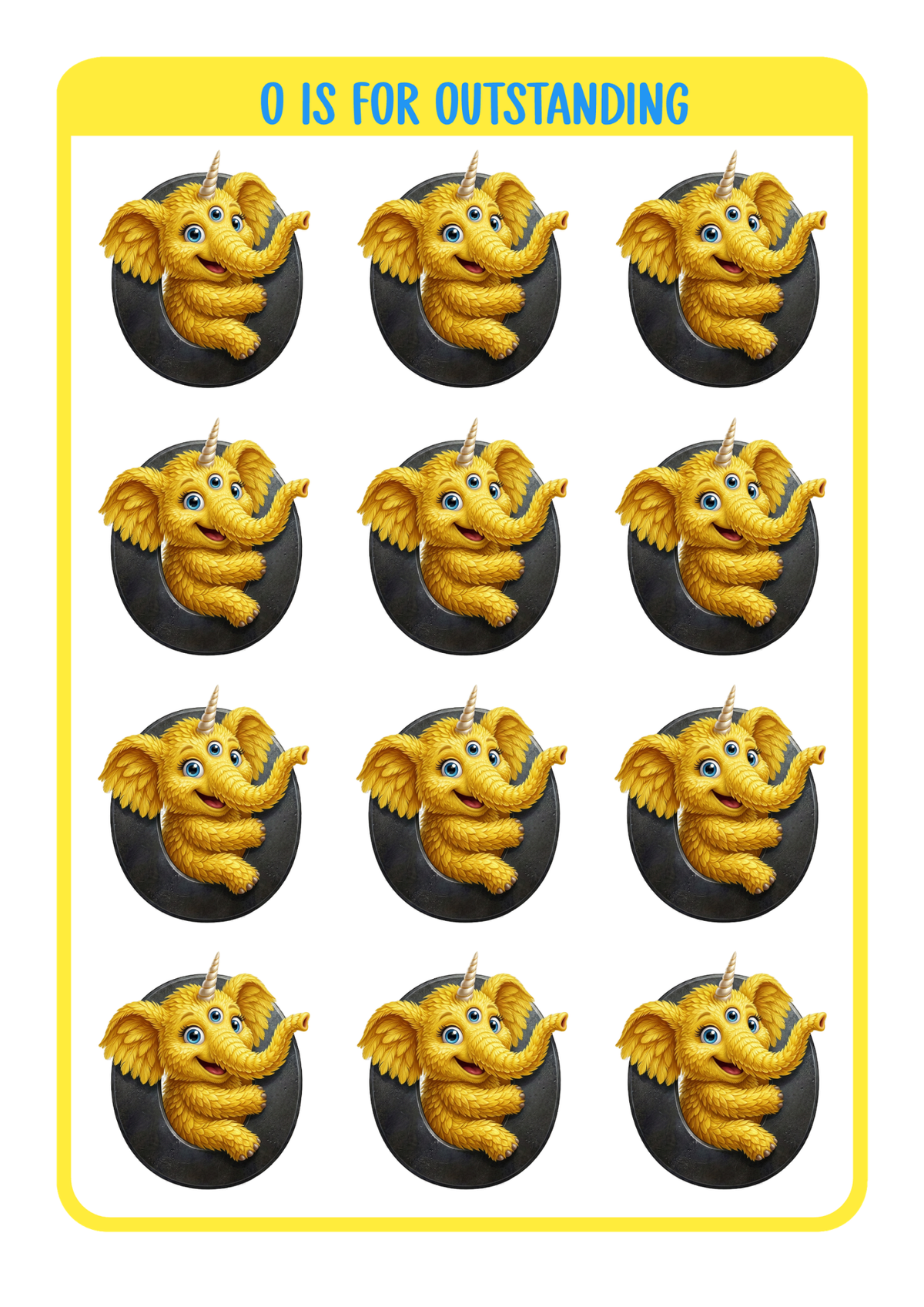 O is for Outstanding