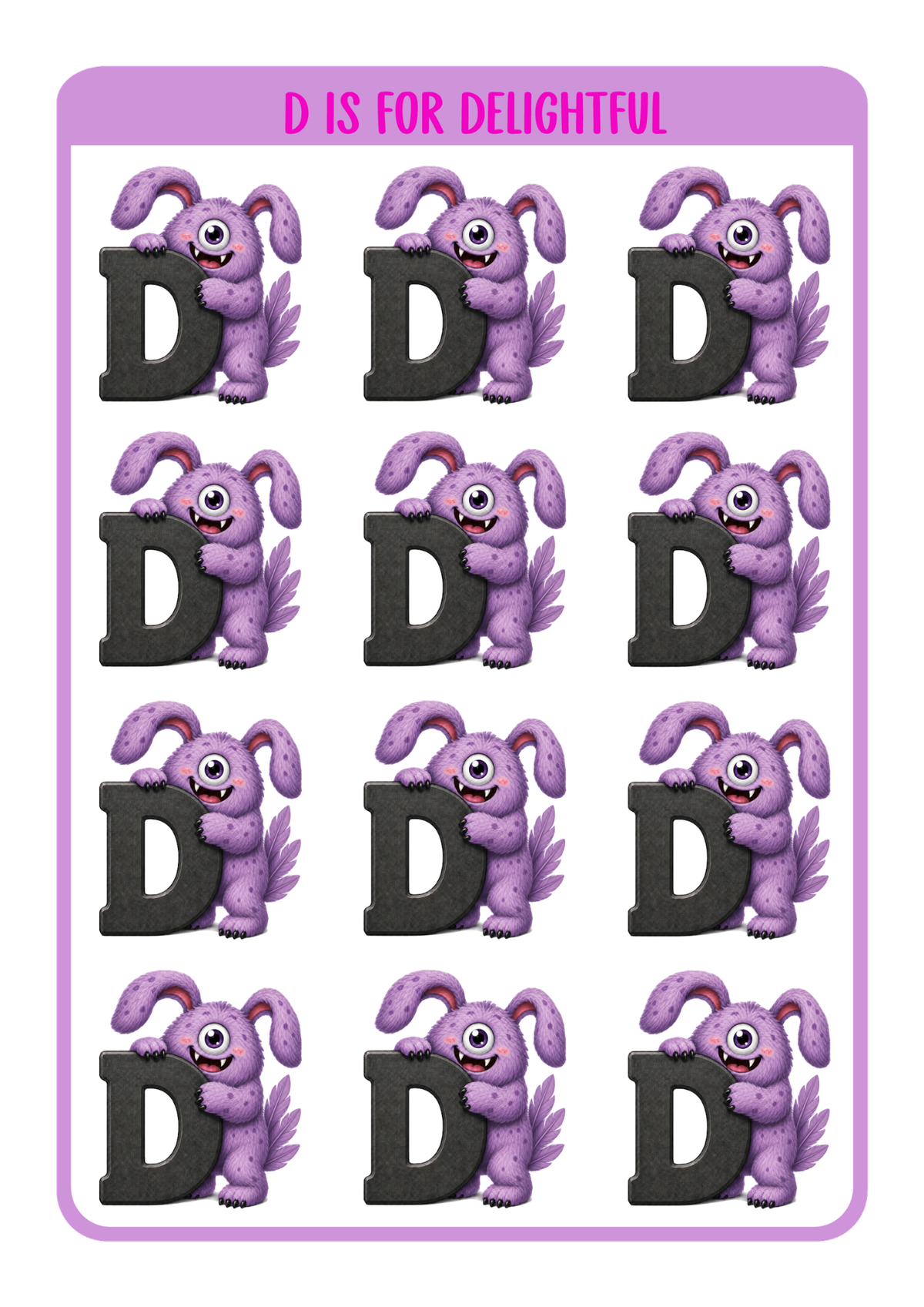 D is for Delightful